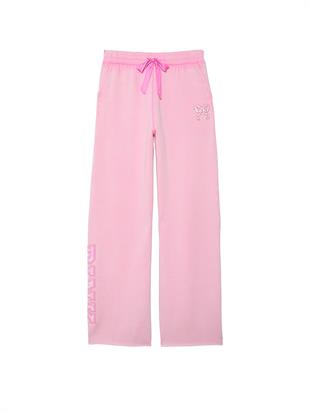 PINK x LoveShackFancy Geniş Paça Eşofman Altı