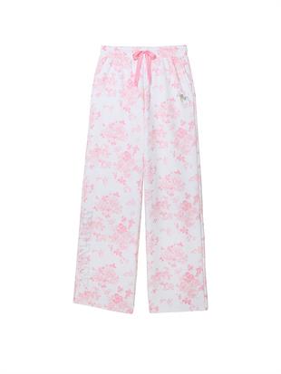 PINK x LoveShackFancy Geniş Paça Eşofman Altı