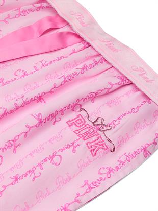 PINK x LoveShackFancy İpeksi Dokulu Pijama Altı
