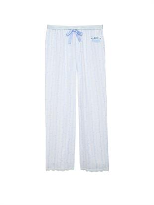PINK x LoveShackFancy İpeksi Dokulu Pijama Altı