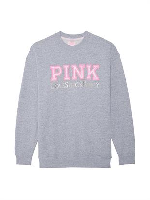 PINK x LoveShackFancy Oversize Sweatshirt
