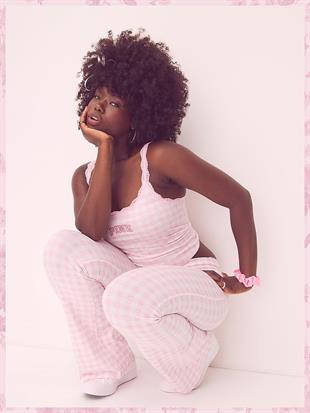PINK x LoveShackFancy Pamuklu Atlet