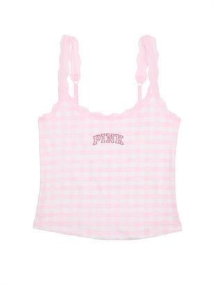 PINK x LoveShackFancy Pamuklu Atlet