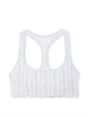 PINK x LoveShackFancy Pamuklu Racerback Bralet