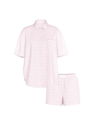 Pötikareli Kısa Pijama Takımı