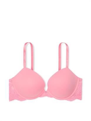 Pürüzsüz Dantelli Push-Up Sütyen