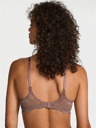 Pürüzsüz Dantelli Push-Up Sütyen