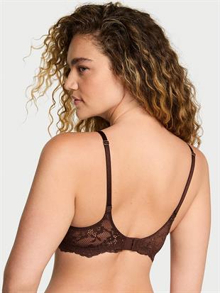 Pürüzsüz Dantelli Push-Up Sütyen