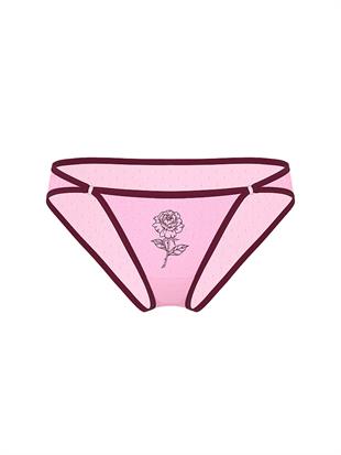 Romantik İşlemeli Cheeky Külot