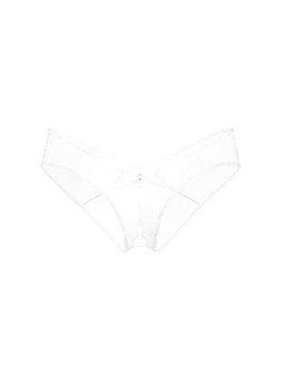 Rose Lace Crotchless Cheeky Panty