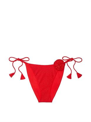 Rosette Işıltılı Askılı Cheeky Bikini Altı