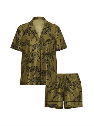 Saten Kısa Pijama Takımı