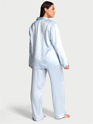 Saten Uzun Pijama Takımı
