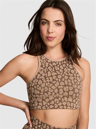 Seamless Halter Yaka Sporcu Sütyeni