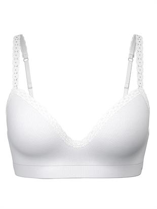 Seamless Ribanalı Balensiz Push-Up Sütyen