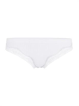 Seamless Ribanalı Dantelli Tanga