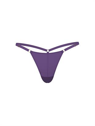 Smooth High-Leg Adjustable V-String Panty