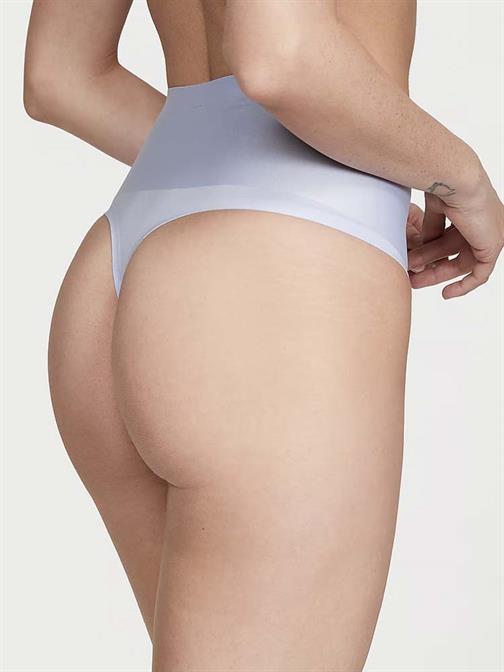 Pürüzsüz Işıltılı Yüksek Bel Tanga