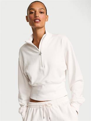 Status Terry Yarım Fermuarlı Sweatshirt