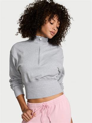 Status Terry Yarım Fermuarlı Sweatshirt