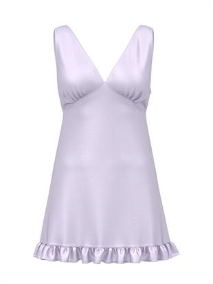 Summer Fling Saten Fırfırlı Elbise
