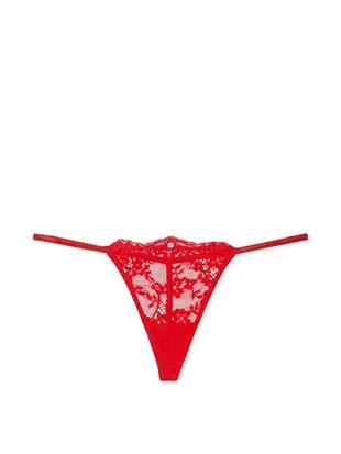 Twinkle Askılı Dantelli V-String Külot