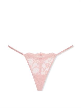 Twinkle Askılı Dantelli V-String Külot
