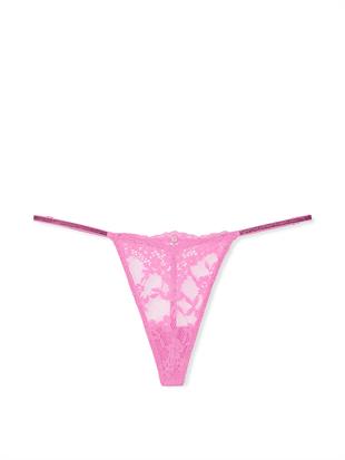 Twinkle Askılı Dantelli V-String Külot