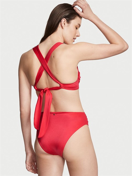 Twist Yüksek Bel Cheeky Bikini Altı