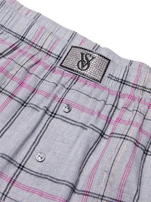 Uzun Kollu Tişört Şort Flannel Pijama Takımı