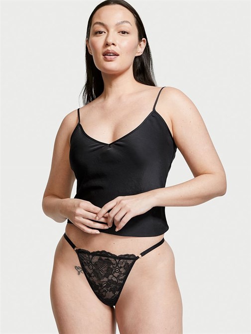Very Sexy V Parçalı Dantel V-string Külot