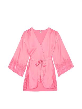 Victorias Secret Dream Dantelli Saten Sabahlık
