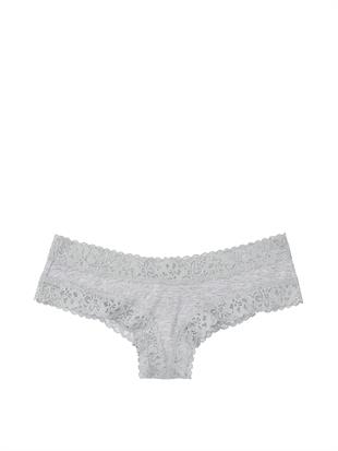 Victorias Secret Esnek Pamuklu Bel Kısmı Dantelli Cheeky Külot