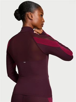VSX Elevate™ Kontrast Detaylı Fermuarlı Spor Ceket