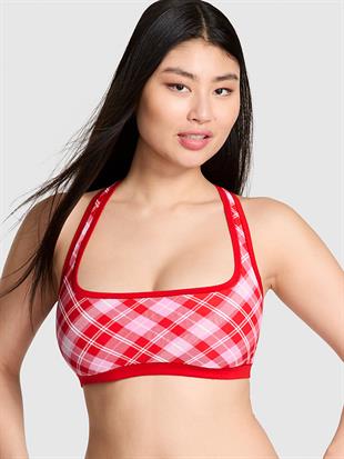 Waffle Dokulu Racerback Sporcu Sütyeni