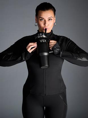 Yeni Stil! VSX Elevate™ Kontur Detaylı Fermuarlı Sweatshirt