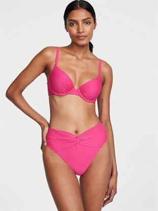 Yüksek Bel Twist Cheeky Bikini Altı