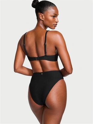Yüksek Bel Twist Cheeky Bikini Altı