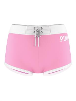 Yüksek Belli Bikini Şort