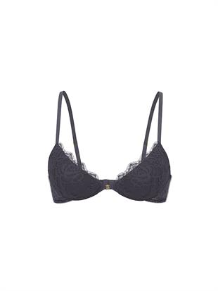 Gül Dantelli Push-Up Sütyen