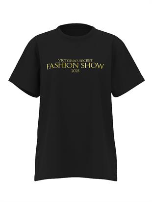 Victoria's Secret Fashion Show '25 Oversize Pamuklu Tişört