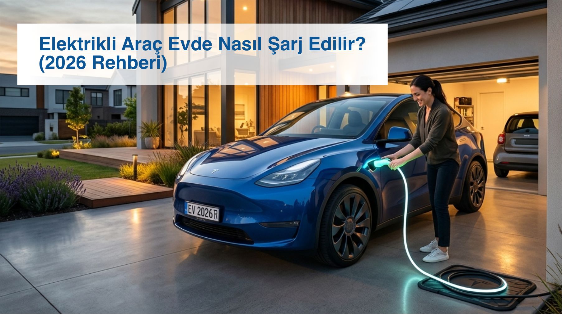 Ev tipi elektrikli araç şarj istasyonu