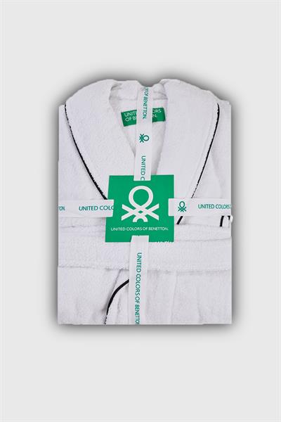 Be-0158-Wh  %100 Pamuk Beyaz Bornoz