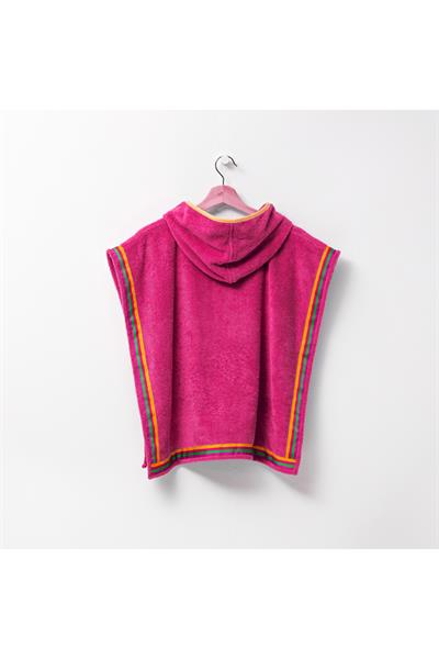 Be-0818-Pnk  %100 Pamuk Pembe 65X65 Cm Çocuk Panço Havlu