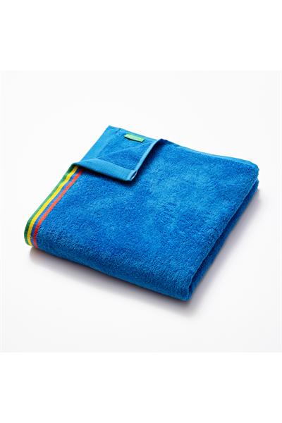 Be-0825-Bl  %100 Pamuk Mavi 70X140 Cm Plaj Havlusu
