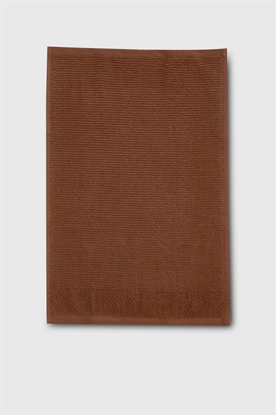 Be-0827-Br  %100 Pamuk Kahverengi 30X50 Cm Misafir Havlusu