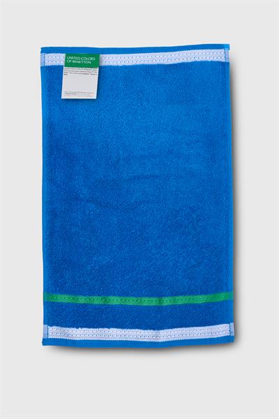 Be-0830-Bl  %100 Pamuk Mavi 30X50 Cm Misafir Havlusu