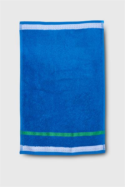 Be-0830-Bl  %100 Pamuk Mavi 30X50 Cm Misafir Havlusu