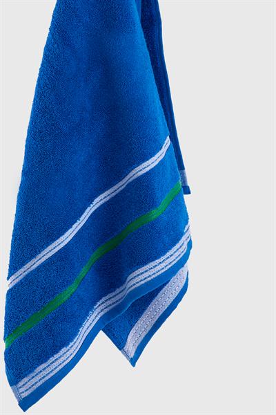 Be-0830-Bl  %100 Pamuk Mavi 30X50 Cm Misafir Havlusu
