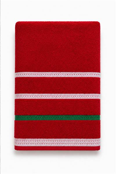 Be-0830-Rd  %100 Pamuk Kırmızı 30X50 Cm Misafir Havlusu